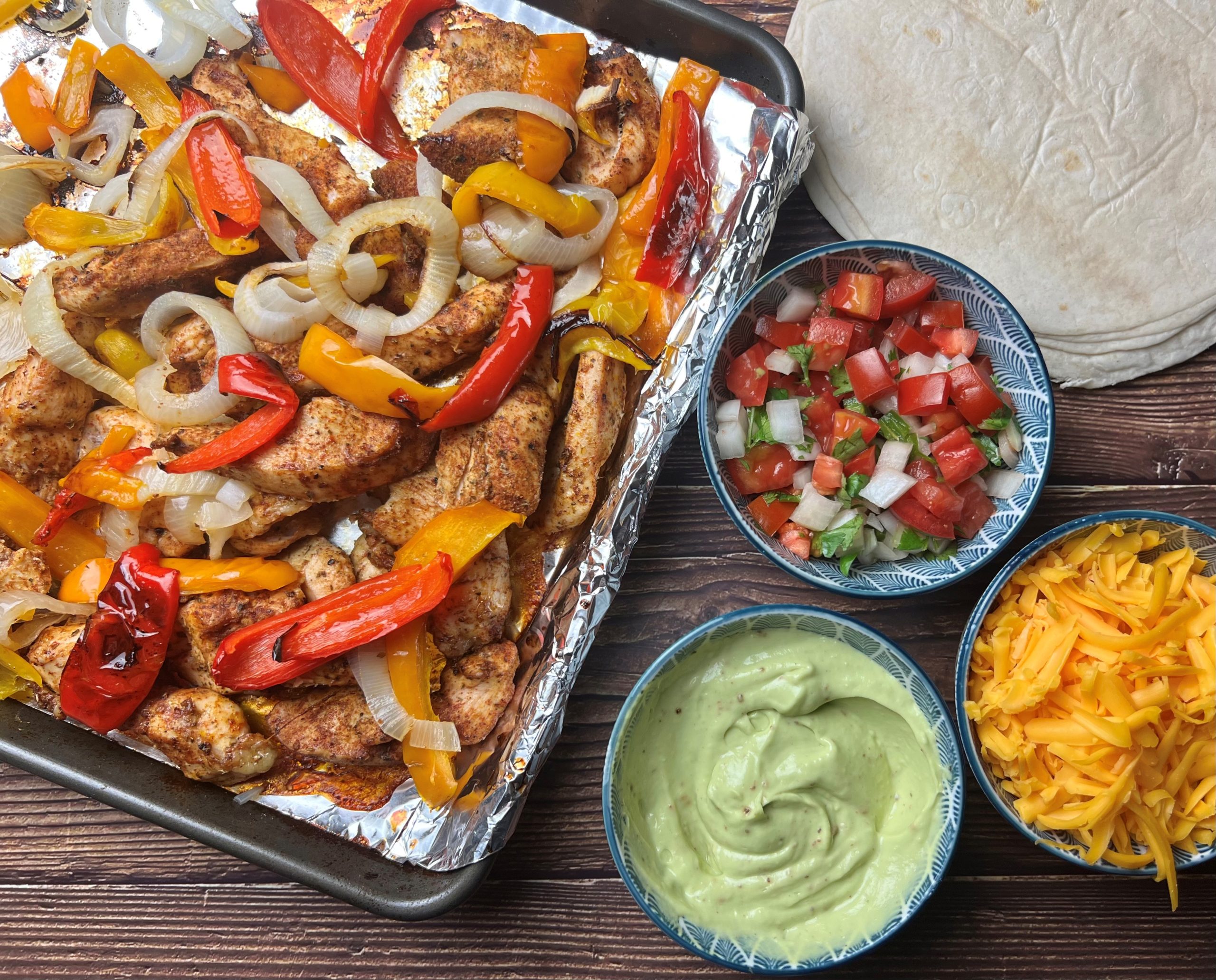 Easy Sheet Pan Chicken Fajitas