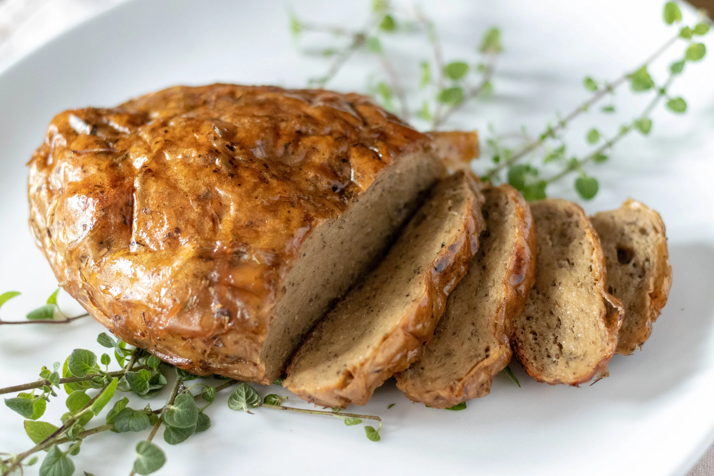 Warm and Cozy Vegan Turkey Roast