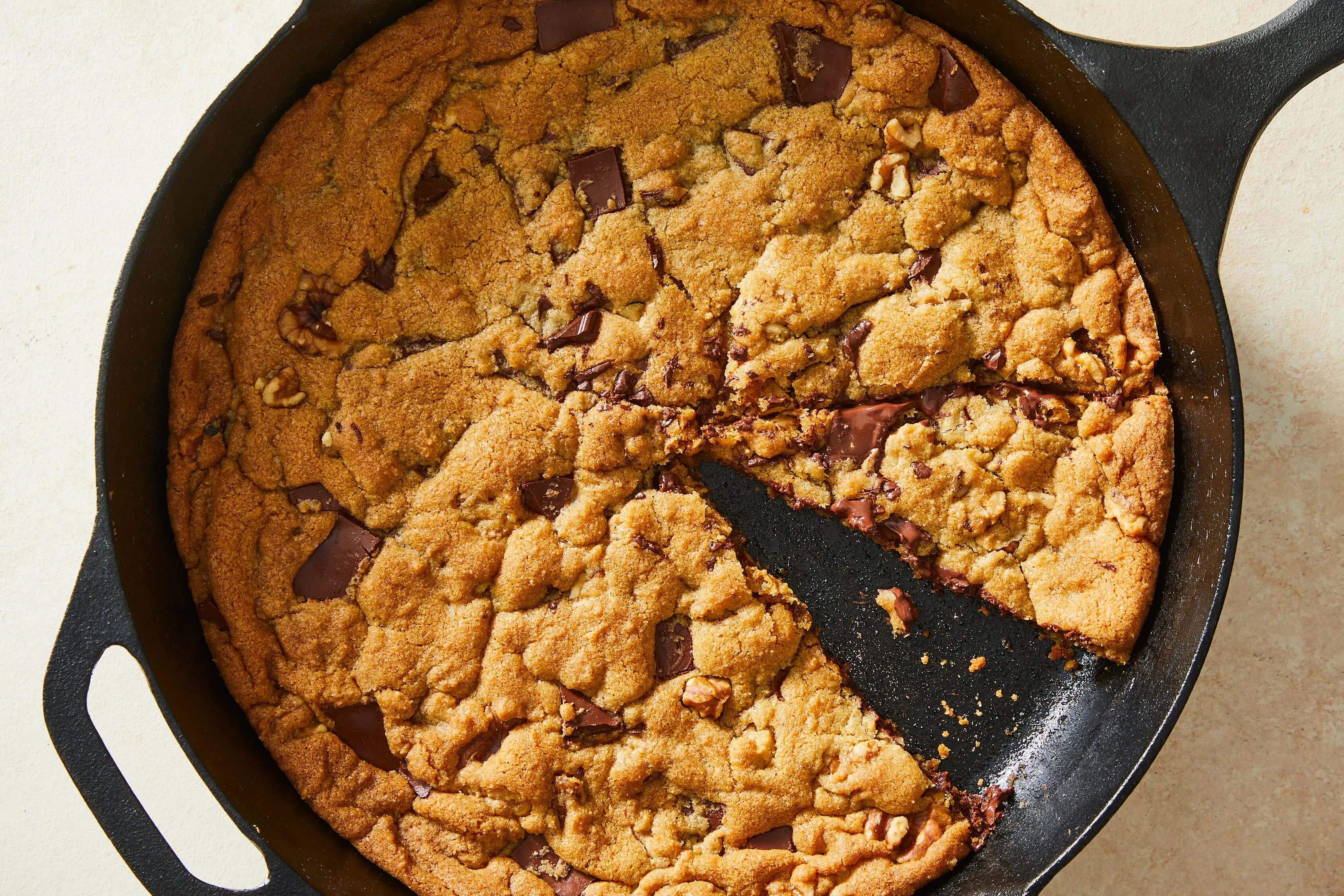 Spiced Chocolate Chip Cookie Cake